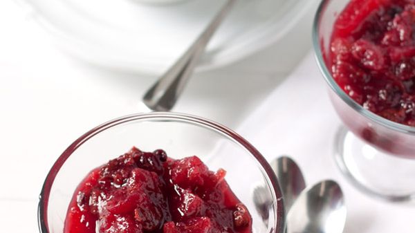 Sos żurawinowy z dodatkiem cukru