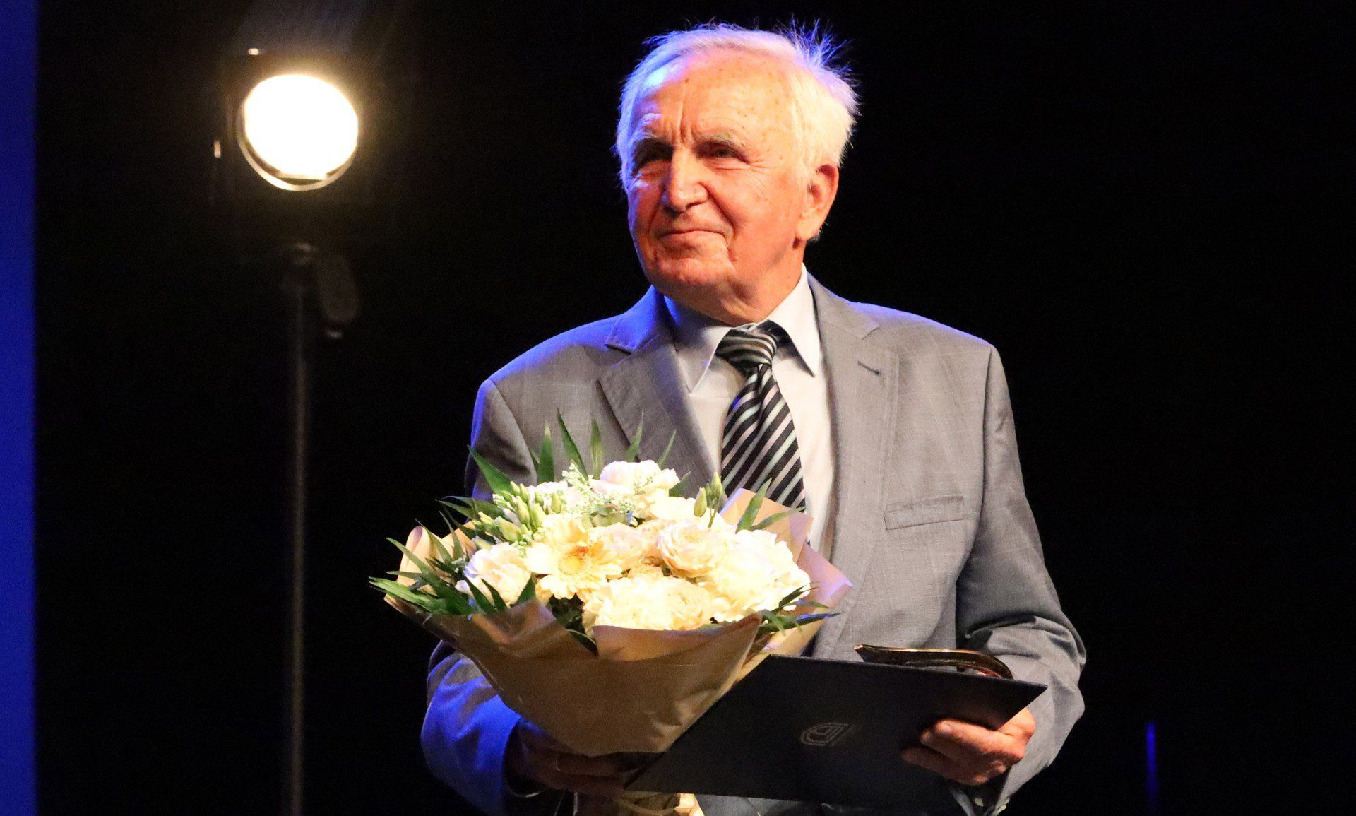 Gala Grudziądzkiego Flisaka odbyła się w CK Teatr. Na zdjęciu: Henryk Danielewicz