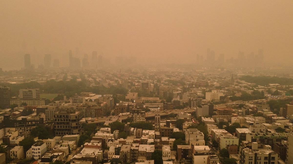 smog atakuje Kanadę i USA