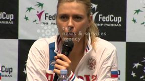 Maria Szarapowa narzeka na kalendarz Fed Cup. "Granie tydzień po turnieju wielkoszlemowym to spory wysiłek"