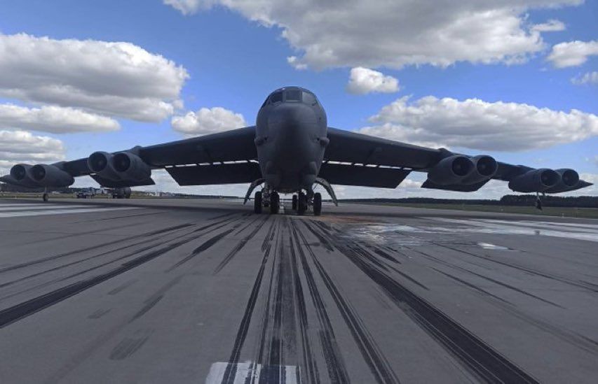 Słynny bombowiec B-52 w Polsce