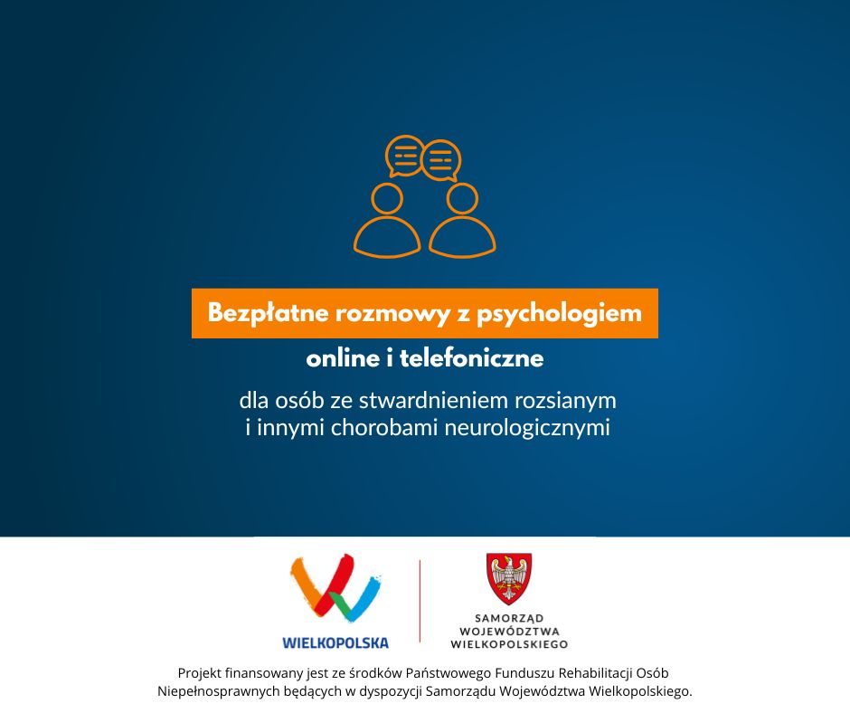 Wielkopolskie: Wsparcie psychologiczne dla osób z chorobami neurologicznymi