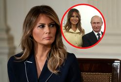Melania Trump na spotkaniu z Putinem. Internauci do dziś wspominają jej wyraz twarzy