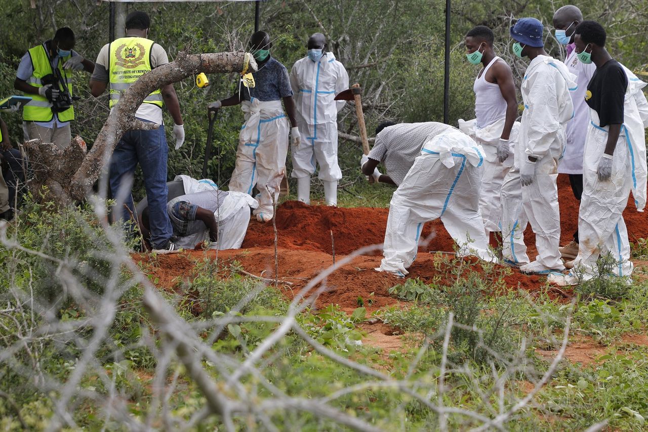 A gruesome discovery was made in Kenya, it's about members of the International Church of the Good News sect.