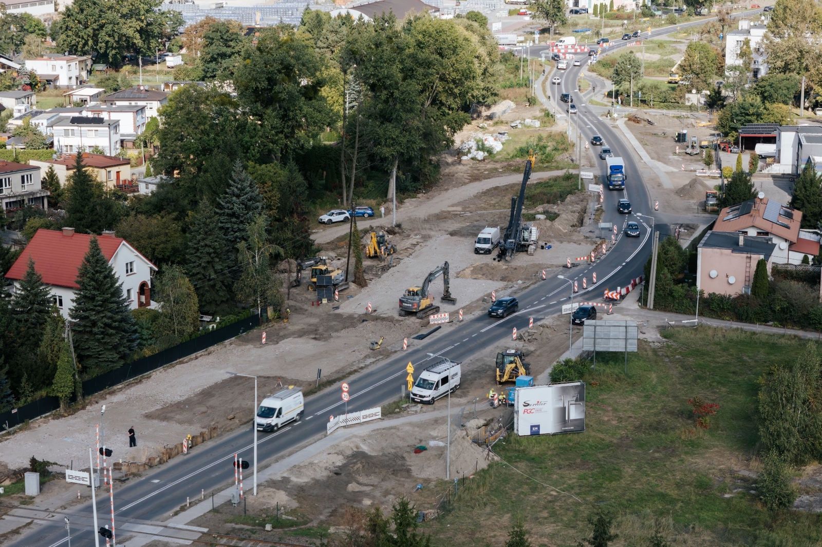 Na przebudowie ulicy Olsztyńskiej 