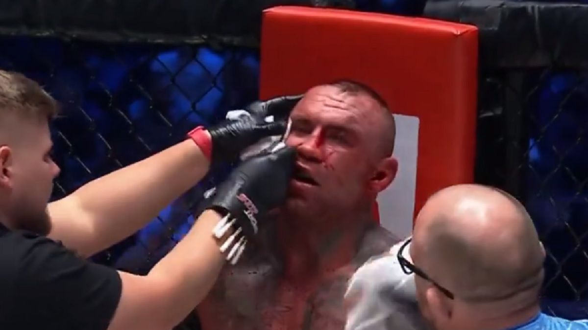 Twitter / Tomasz Romanowski po walce z Damianem Janikowskim