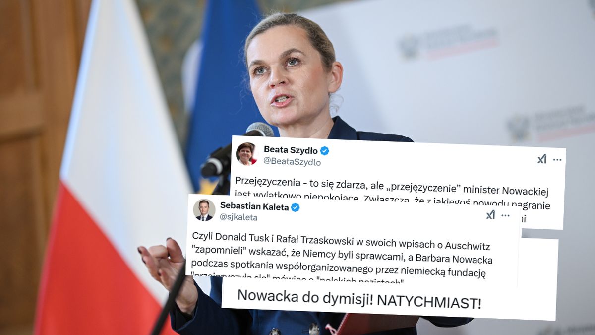 Lawina komentarzy po wpadce Nowackiej