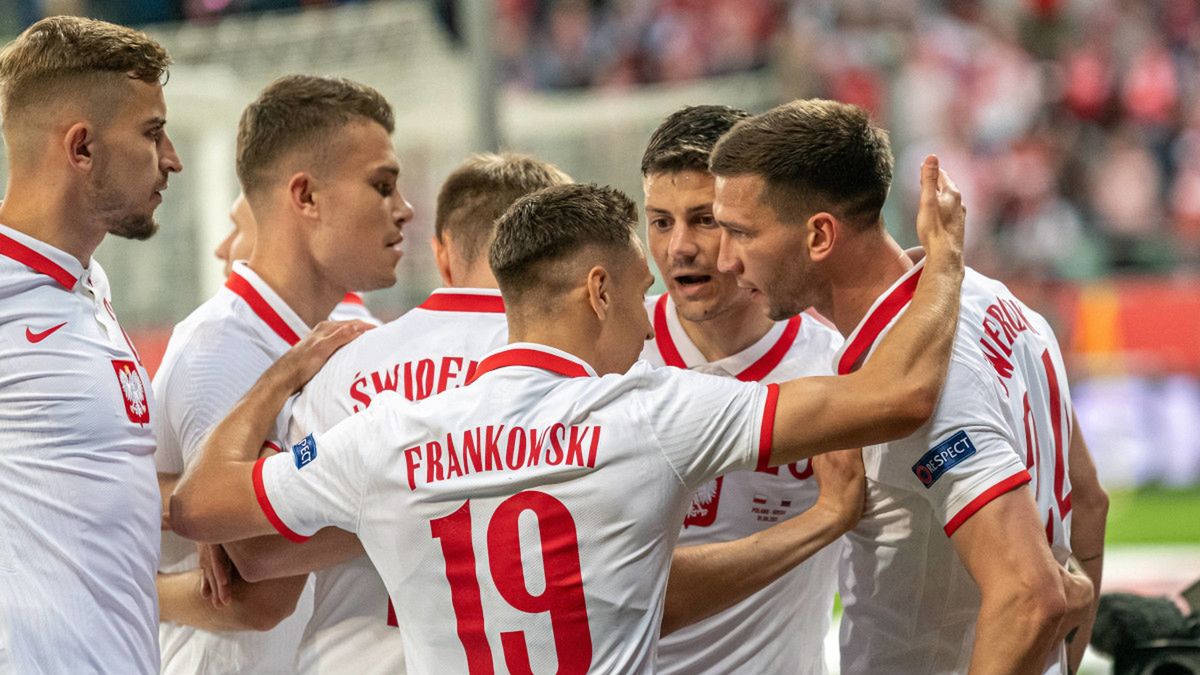 radość piłkarzy reprezentacji Polski