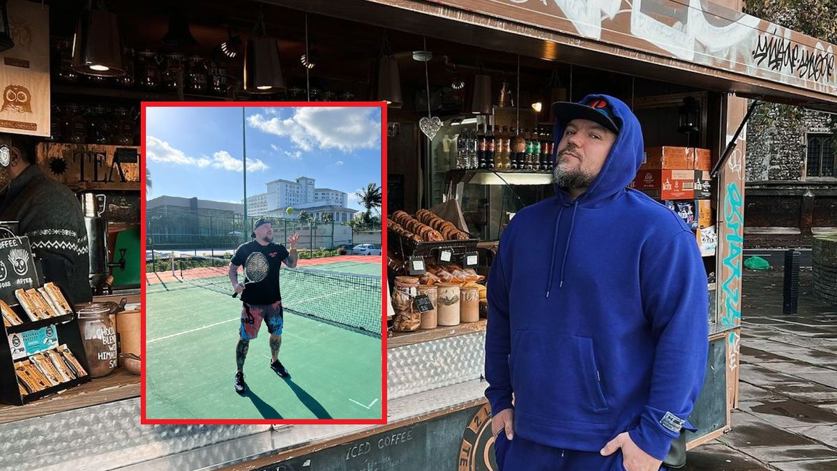 Na zdjęciu Łukasz "Juras" Jurkowski.