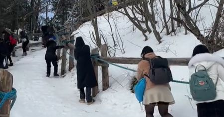 Nagrał ją w drodze nad Morskie Oko. Spójrzcie na stopy