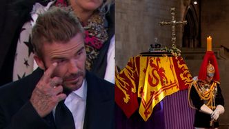 David Beckham POWSTRZYMUJE ŁZY, oddając cześć królowej Elżbiecie II w Westminster Hall (ZDJĘCIA)