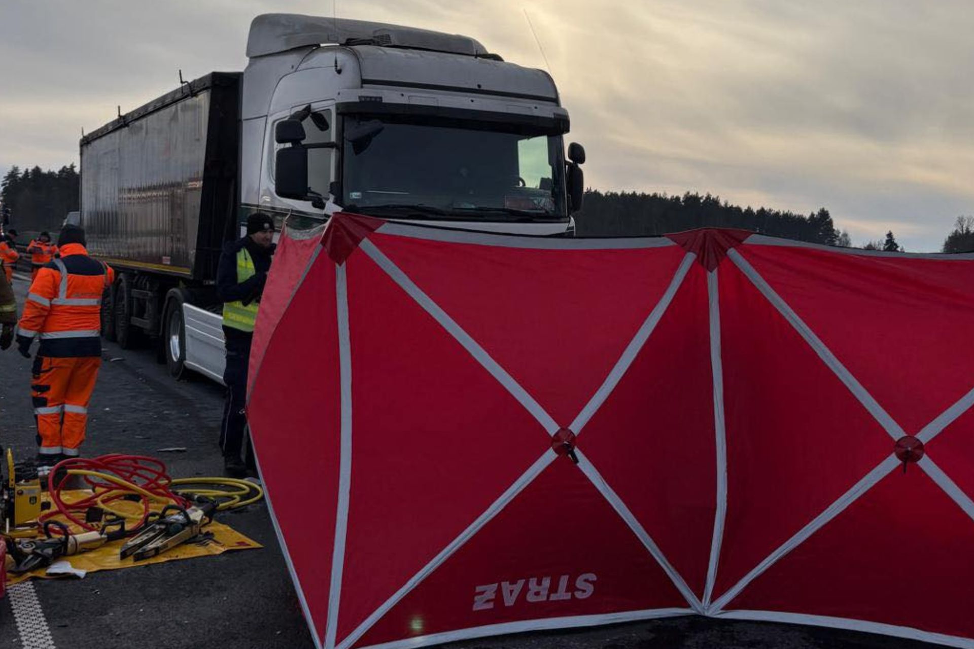 Śmiertelny wypadek na autostradzie A1