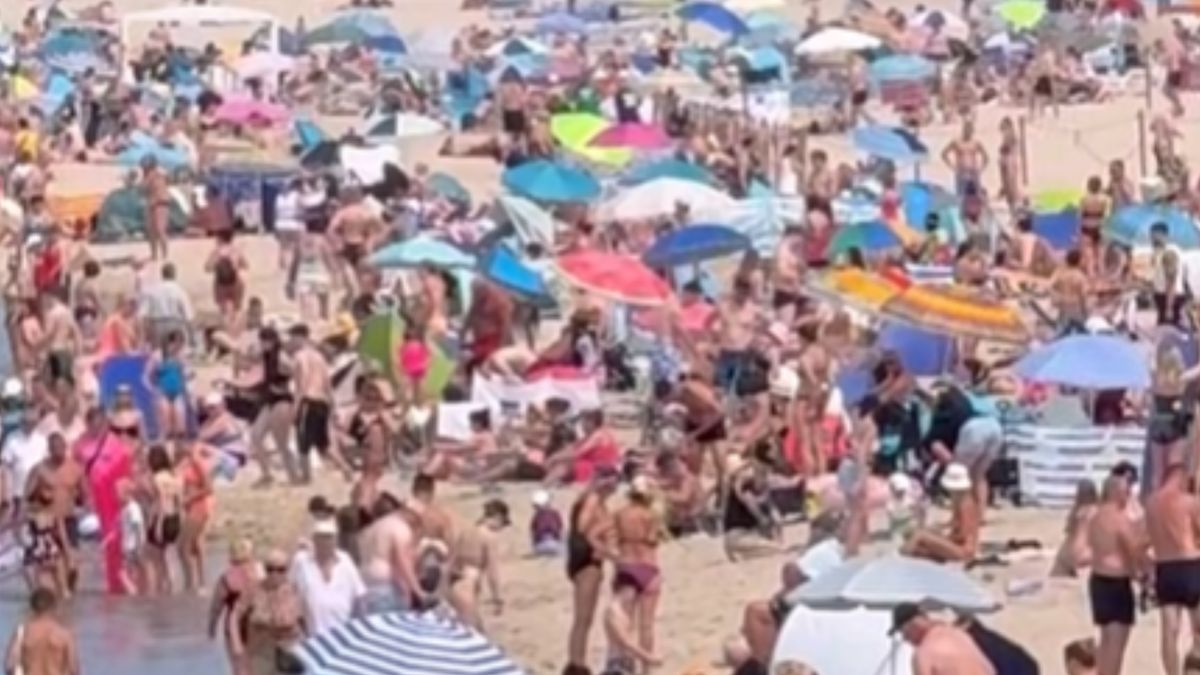 Nagranie z plaży w Międzyzdrojach obiega sieć.