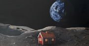 Szwedzki czerwony domek trafi na Księżyc. Już zmierza w jego kierunku