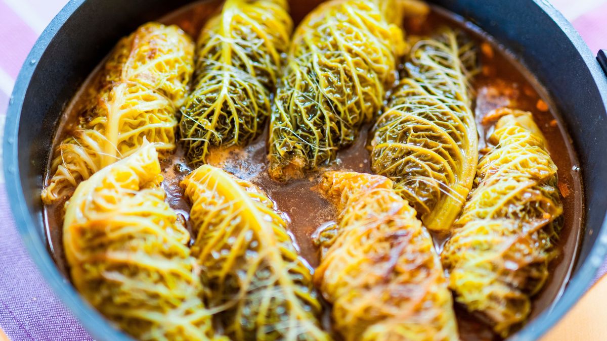 Postne gołąbki w sosie