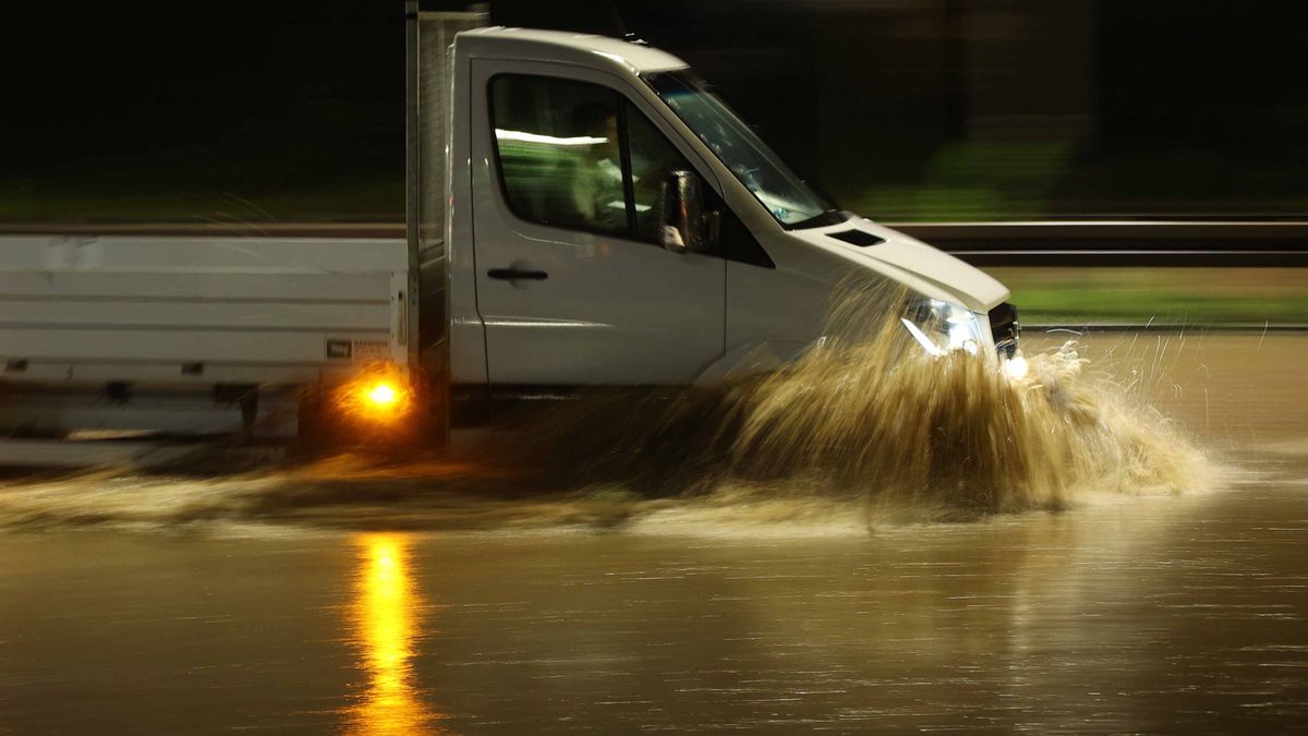 Zalane ulice Krakowa