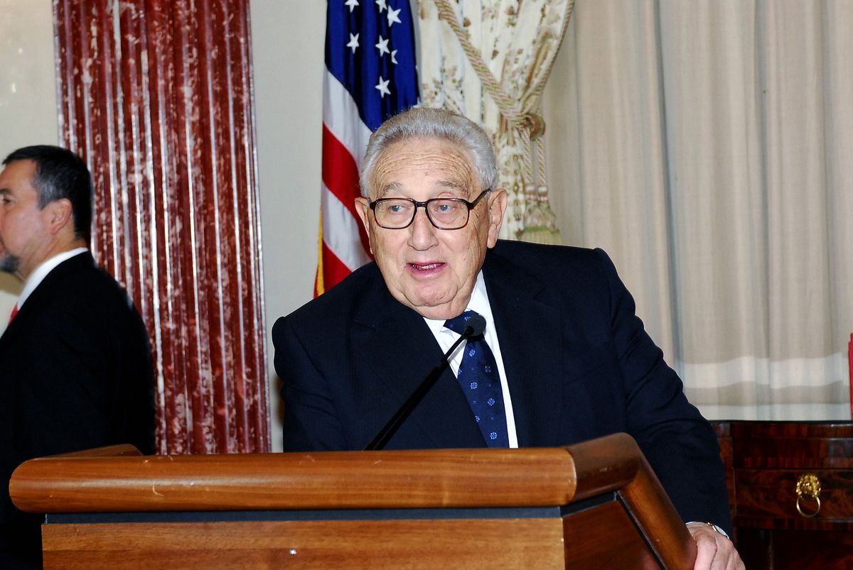 Były Sekretarz stanu Stanów Zjednoczonych Henry Kissinger 