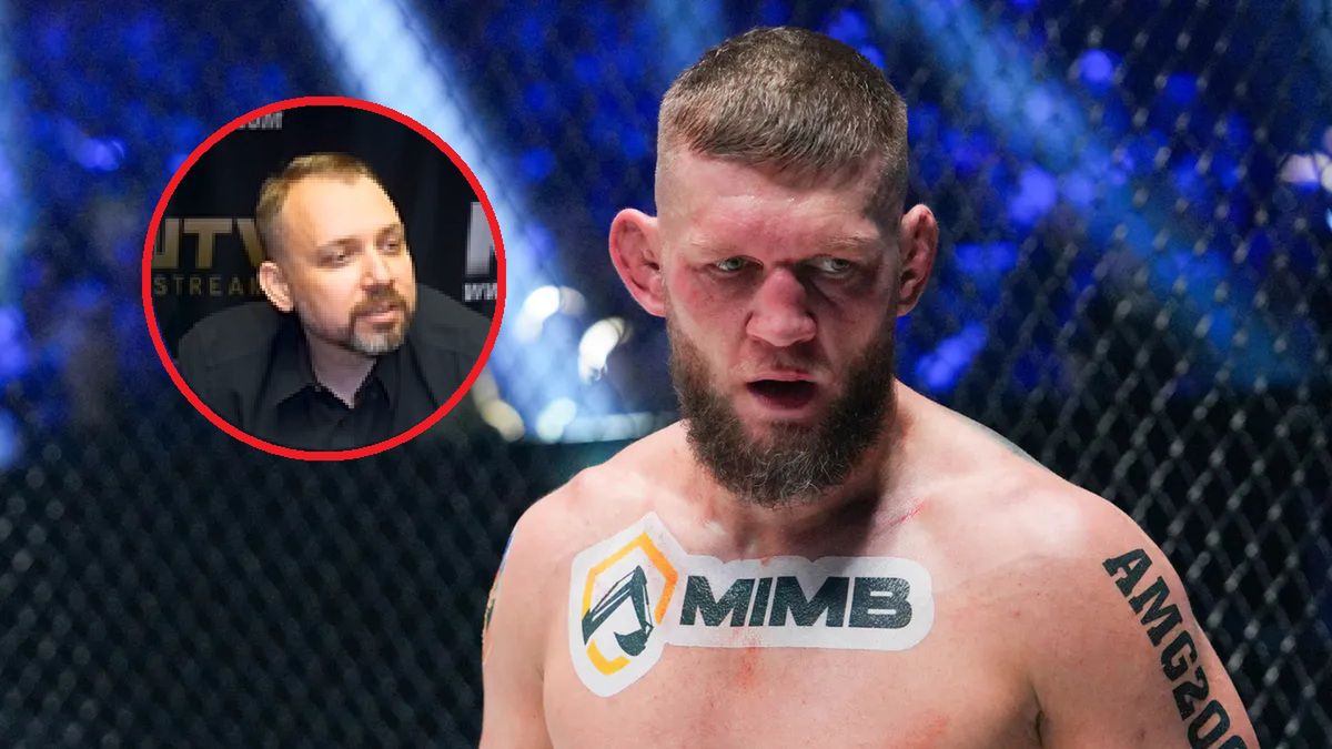 Materiały prasowe / KSW/YouTube/MMA-bądź na bieżąco / Na zdjęciu: Piotr Kuberski i Wojsław Rysiewski