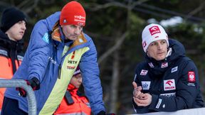 Mówi, co zrobiłby z Thurnbichlerem. Nagle padło "Horngacher"