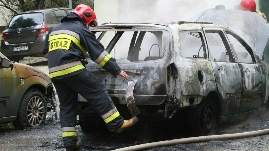 Tragedia w Mińsku Mazowieckim. Mężcyzna spłonął żywcem