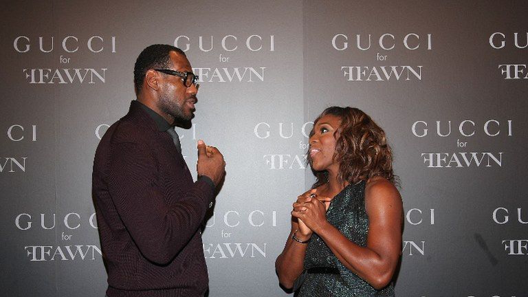 Zdjęcie okładkowe artykułu: AFP /  / LeBron James i Serena Williams znają i przyjaźnią się od lat