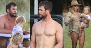 Chris Hemsworth z żoną i trójką dzieci na plaży! (ZDJĘCIA)