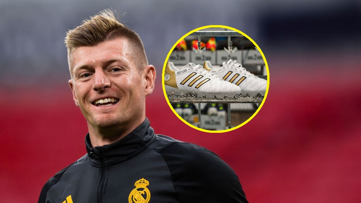 Materiały prasowe / Getty Images / Nicolò Campo/LightRocket / Na zdjęciu: Toni Kroos i jego buty (x.com/FabrizioRomano)