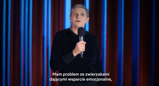 Netflix naśmiewa się z Łukasza Jakóbiaka w reklamie stand-upu Ellen DeGeneres
