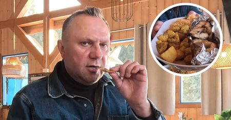Strzelczyk pokazał najlepszą rybę, jaką jadł. Ale nie tylko jej nie mógł się nachwalić