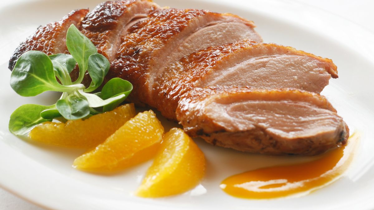 Kaczka i owoce to doskonała para. 