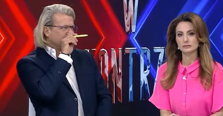 Jakimowicz zbłaźnił się na wizji. Mina prezenterki mówi wszystko
