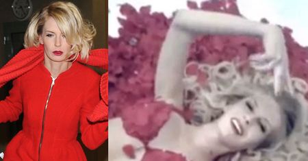 Edyta Pazura pozuje W BIELIŹNIE W PŁATKACH RÓŻ... "Polish Beauty"?