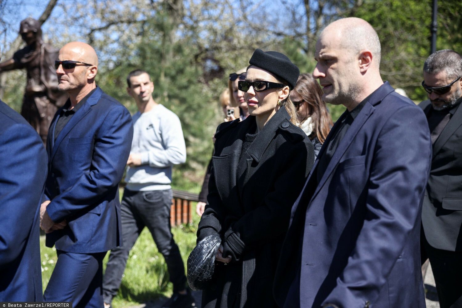 Doda na pogrzebie Łukasza Litewki