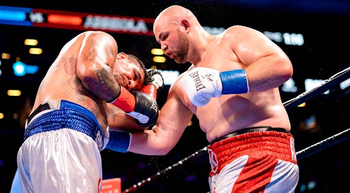 Boks: Rocky Boxing Night w Koszalinie - waga ciężka: Kacper Meyna - Adam Kownacki 02.03.2024