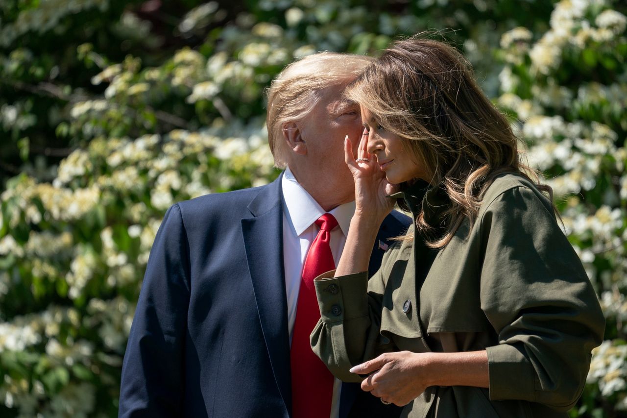 Melania Trump świętuje Dzień Ziemi. Założyła na siebie sukienkę od Victorii Beckham