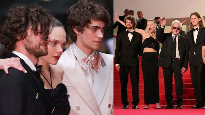 Polska ekipa pozuje na festiwalu w Cannes 