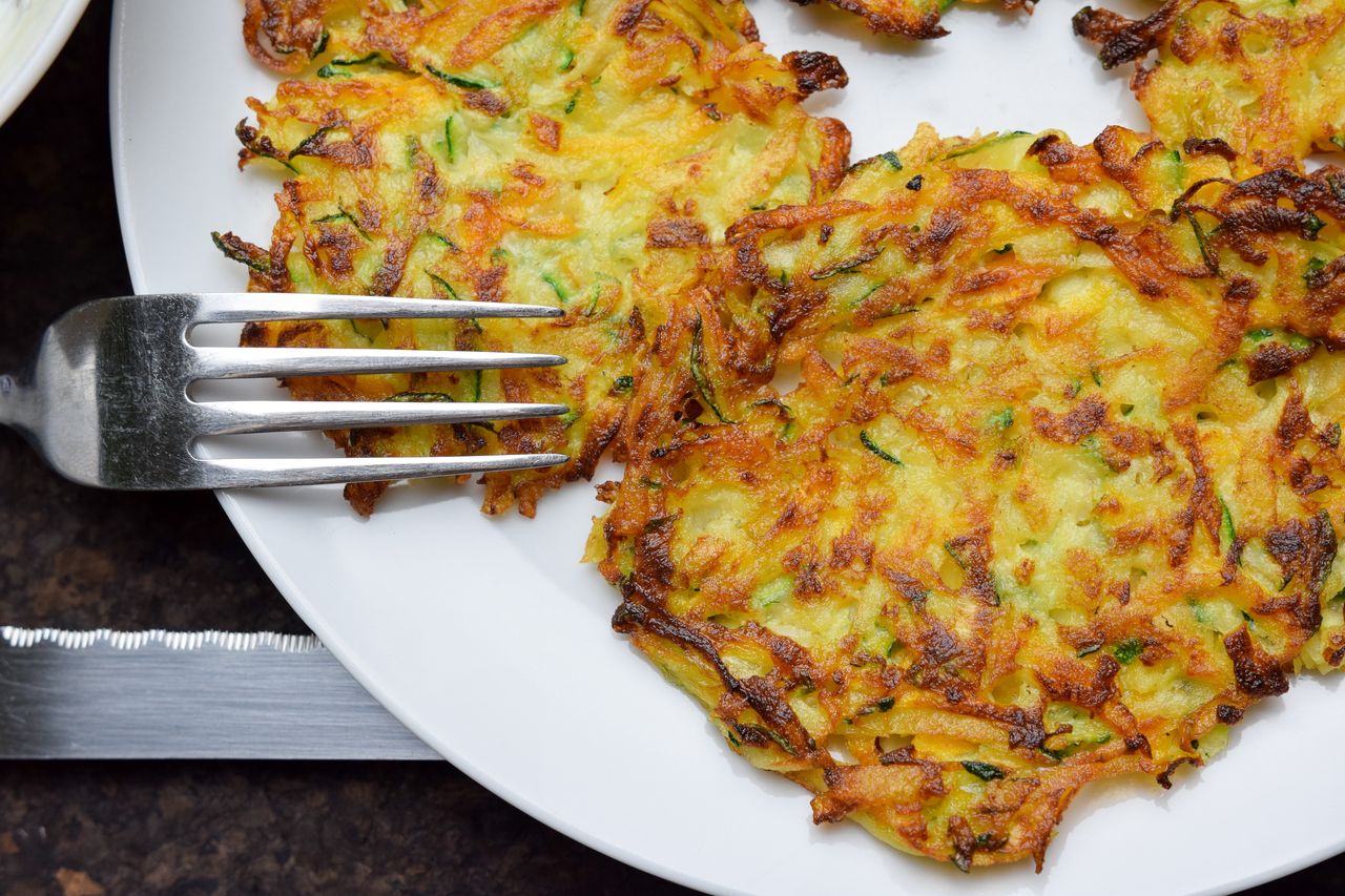 Zucchini pancakes: A crispy twist on a classic favourite
