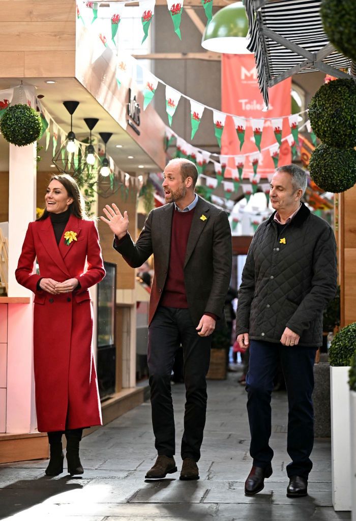 Duchess Kate and Prince William during a visit to Wales