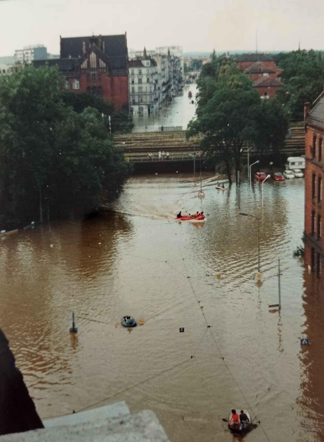 "Zalane było tak naprawdę całe centrum" - fotografia autorstwa pani Barbary