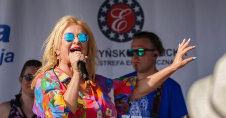 Majka Jeżowska na festynie Skrzydła nad Piłą