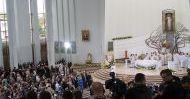 Benedykt XVI w sanktuarium w Łagiewnikach