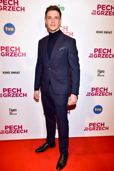 Mikołaj Roznerski - premiera filmu "Pech to nie grzech"