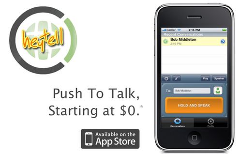 HeyTell – Walkie Talki na iPhone’a