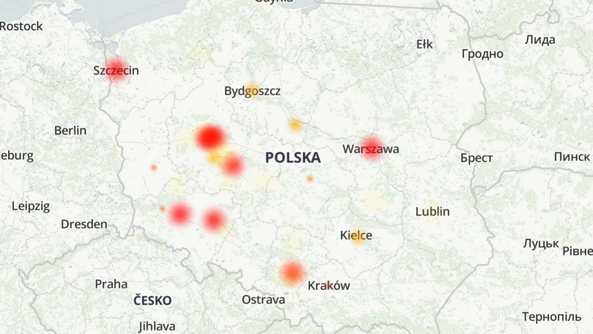 Awaria internetu Inea