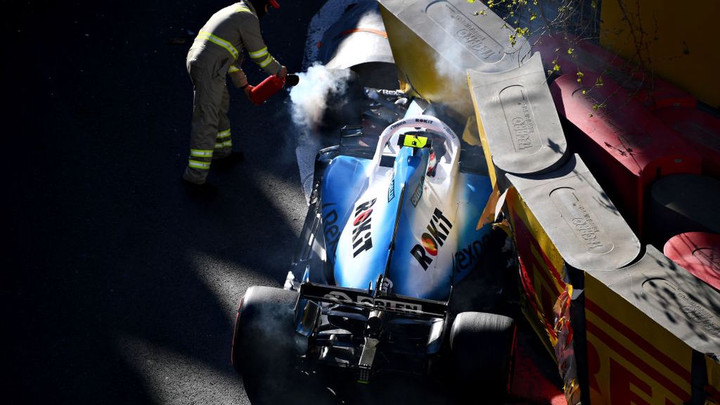 Zdjęcie okładkowe artykułu: Getty Images /  / Na zdjęciu: Robert Kubica rozbił samochód podczas kwalifikacji do GP Azerbejdżanu