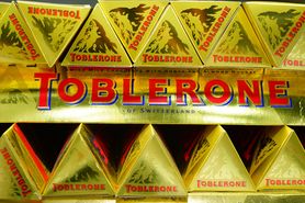 Czekoladki Toblerone z mlecznej czekolady z miodem i nugatem migdałowym