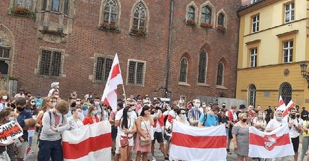 Białoruś. Wrocław chce okazać wsparcie. Odbędzie się wiec poparcia "Solidarni z Białorusią"