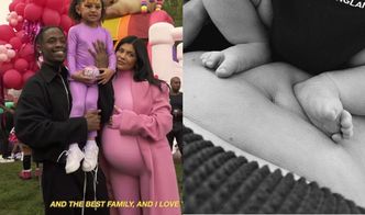 Kylie Jenner ukazała kulisy ciąży w nagraniu dla synka. W filmiku pojawiły się wszystkie Kardashianki z pociechami (WIDEO)