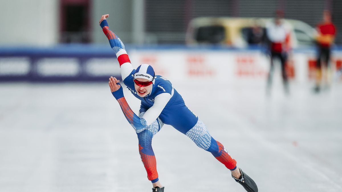 ISU World Junior Speed Skating Championships - Innsbruck
INNSBRUCK, AUSTRIA - JANUARY 28: Vladimir Semirunniy of Russia performs during the mens 500m ISU World Junior Speed Skating Championships at Olympiaworld Innsbruck on January 28, 2022 in Innsbruck, Austria. (Photo by Jasmin Walter - International Skating Union/International Skating Union via Getty Images)
Jasmin Walter - International Sk