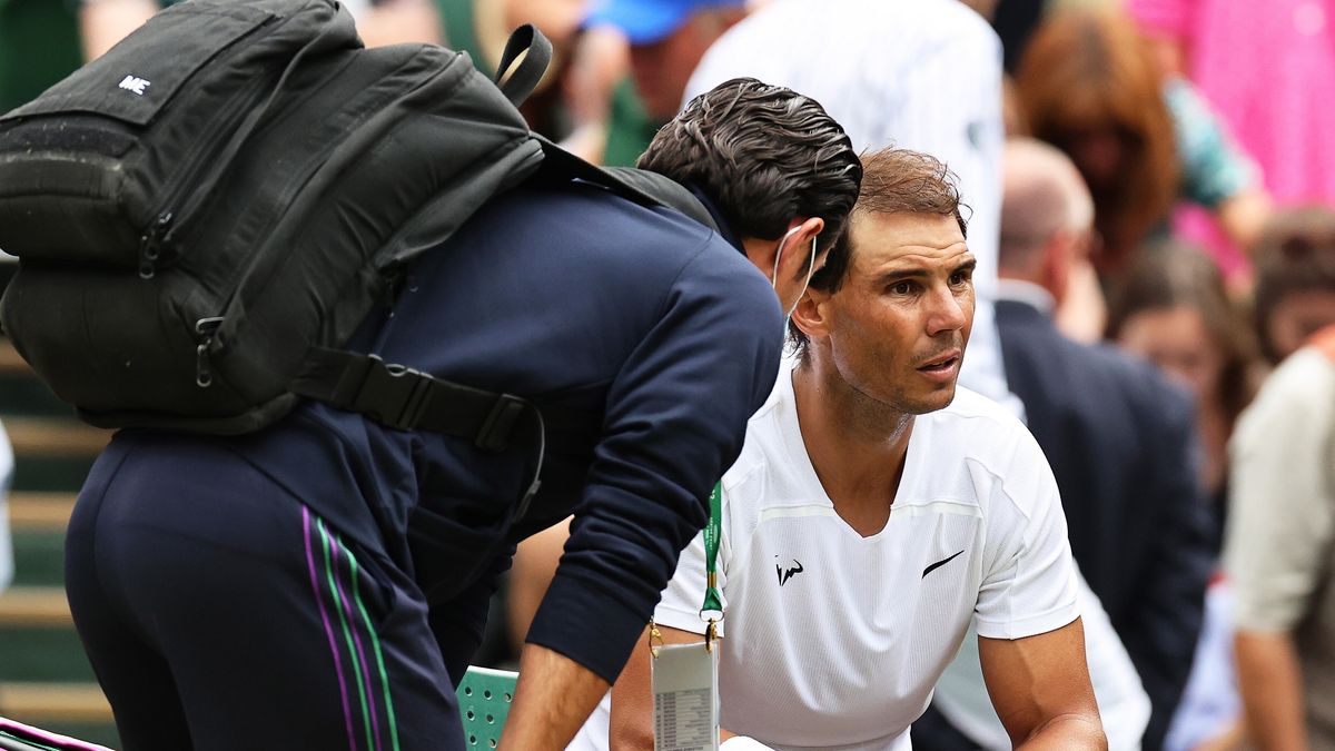 Rafael Nadal musiał korzystać z pomocy medycznej w ćwierćfinale Wimbledonu